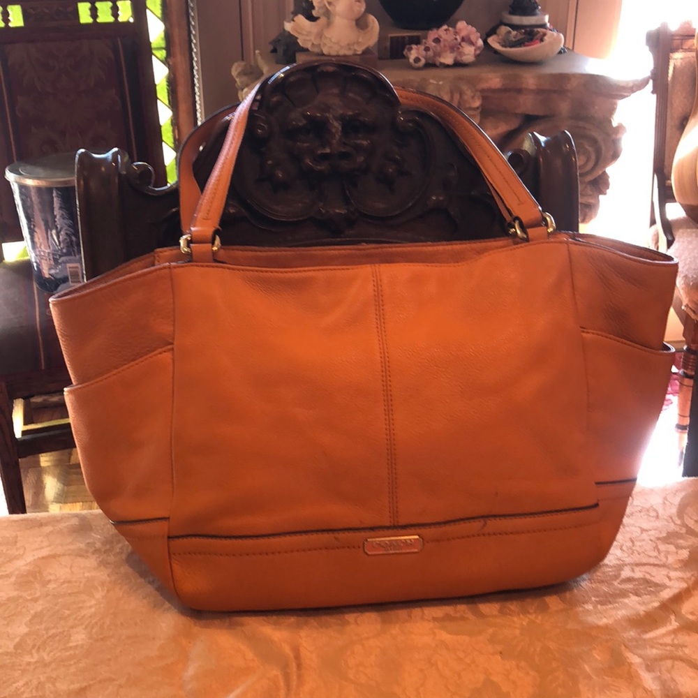 Mustard yellow Coach Shoulder Bag